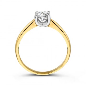 Ring bicolor zirkonia 31808 nl g