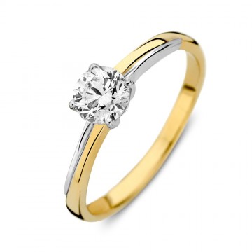 Ring bicolor zirkonia 31809 nl g