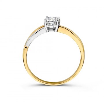 Ring bicolor zirkonia 31810 nl g