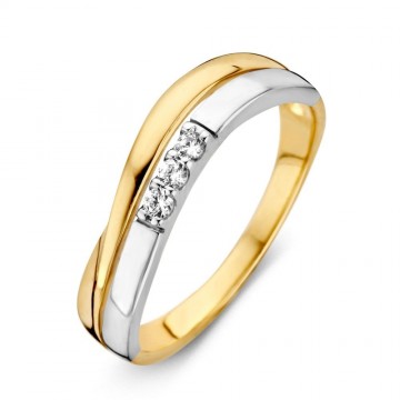 Ring bicolor zirkonia 9486 1 g