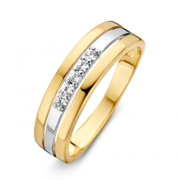 Ring bicolor zirkonia 9494 1 g