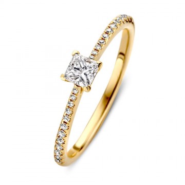 Ring geel briljant 0 38 crt 24142 nl g