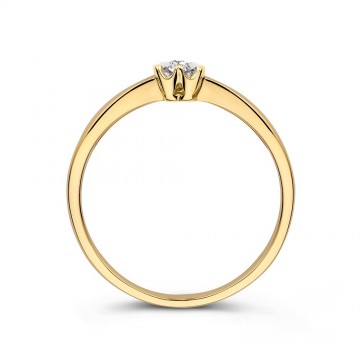 Ring geelgoud briljant 0 05 crt 32247 nl g