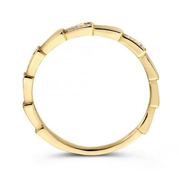 Ring geelgoud briljant 0 07 crt 25438 nl g