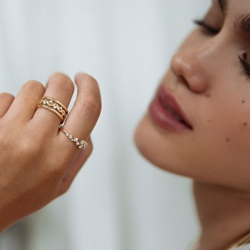 Ring geelgoud briljant 0 09 crt 24076 nl g