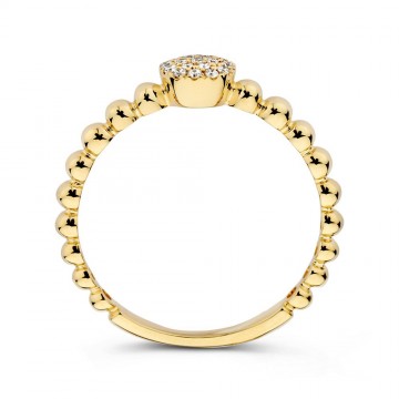 Ring geelgoud briljant 0 09 crt 30548 nl g