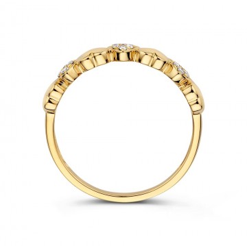 Ring geelgoud briljant 0 09 crt 32225 nl g