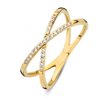 Ring geelgoud briljant 0 12 crt 31730 nl g