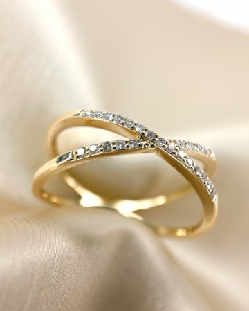 Ring geelgoud briljant 0 12 crt 31882 nl g