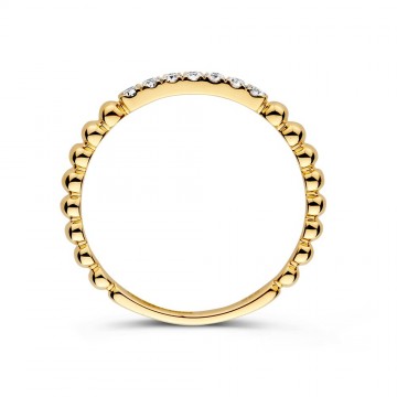 Ring geelgoud briljant 0 14 crt 32950 nl g