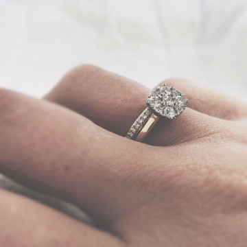 Ring geelgoud briljant 0 17 crt 20013 nl g