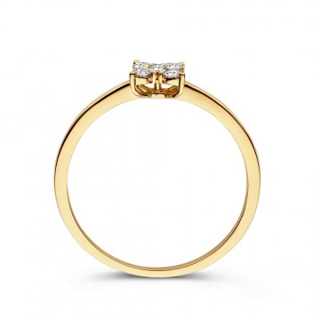 Ring geelgoud briljant 0 17 crt 32308 nl g
