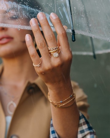 Ring geelgoud briljant 0 17 crt 32813 nl g