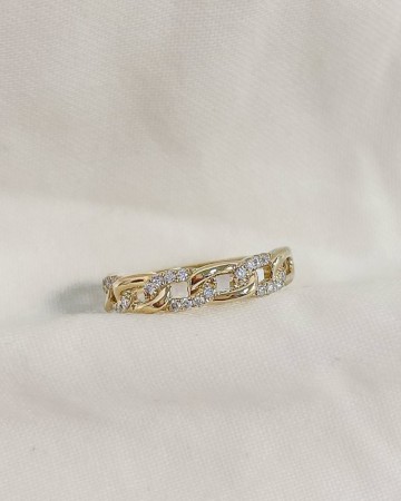 Ring geelgoud briljant 0 19 crt 31781 nl g
