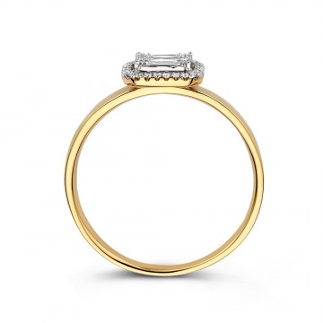 Ring geelgoud briljant 0 20 crt 32291 nl g