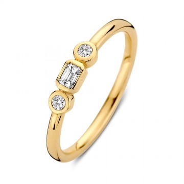 Ring geelgoud briljant 0 20 crt 32719 nl g