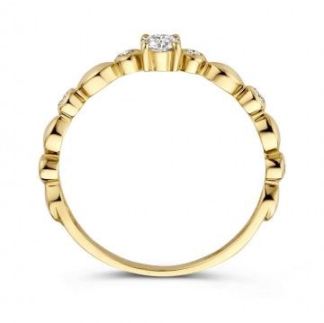 Ring geelgoud briljant 0 23 crt 25480 nl g