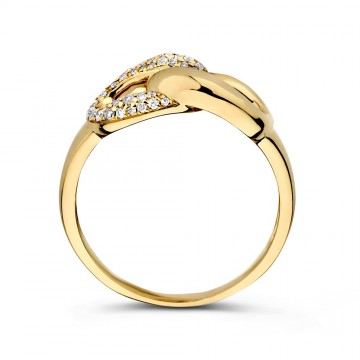 Ring geelgoud briljant 0 23 crt 31816 nl g