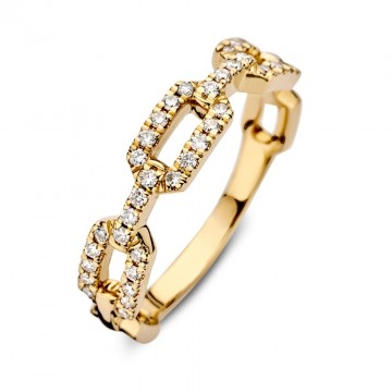 Ring geelgoud briljant 0 27 crt 30922 nl g