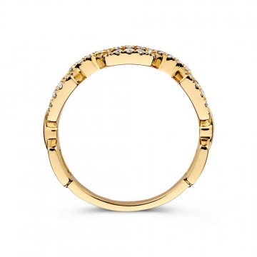 Ring geelgoud briljant 0 27 crt 30923 nl g