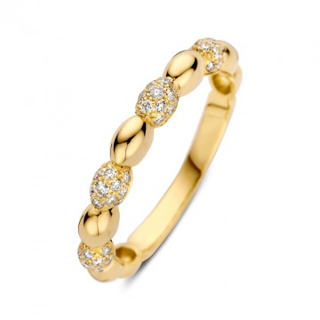 Ring geelgoud briljant 0 27 crt 32917 nl g