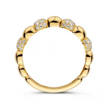 Ring geelgoud briljant 0 27 crt 32918 nl g