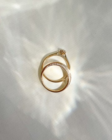 Ring geelgoud briljant 0 32 crt 32415 nl g