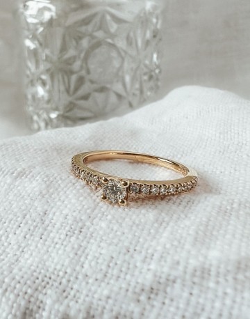 Ring geelgoud briljant 0 33 crt 31408 nl g