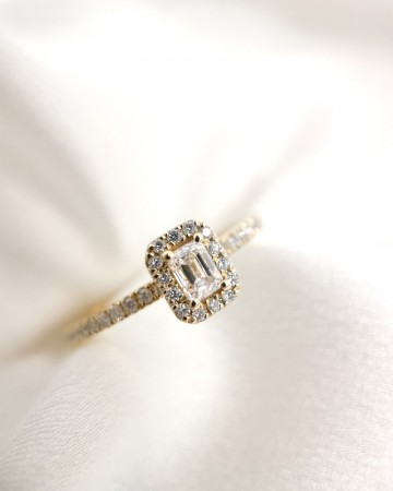 Ring geelgoud briljant 0 42 crt 32031 nl g