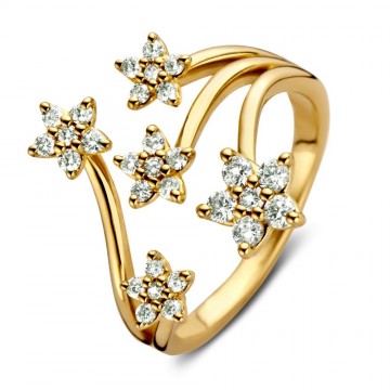 Ring geelgoud briljant 0 51 crt 25336 nl g