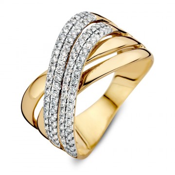 Ring geelgoud briljant 0 51 crt 31294 nl g