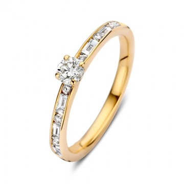 Ring geelgoud briljant 0 63 crt 32546 nl g