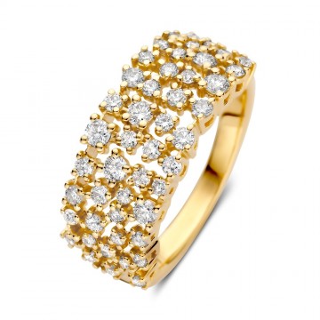 Ring geelgoud briljant 0 92 crt 32905 nl g