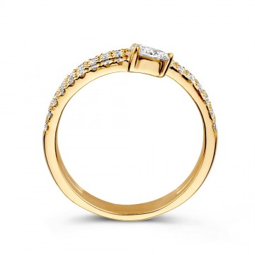 Ring geelgoud briljant 0 98 crt 31290 nl g