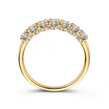 Ring geelgoud briljant 1 12 crt 32551 nl g