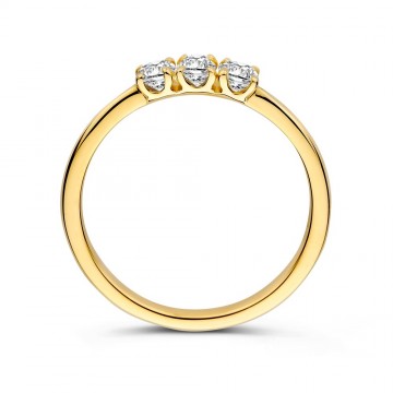 Ring geelgoud diamant 0 54 crt 32987 nl g