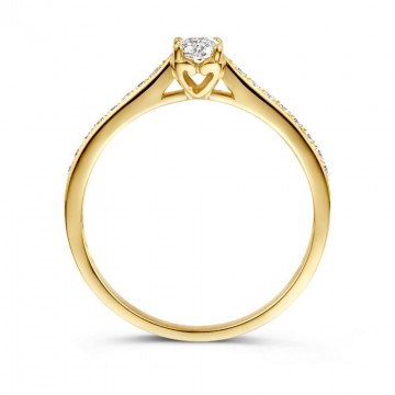 Ring geelgoud zirkonia 24774 nl g