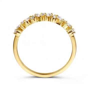 Ring geelgoud zirkonia 24814 nl g
