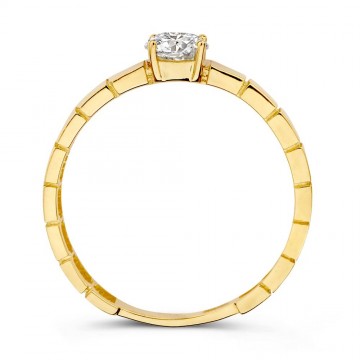 Ring geelgoud zirkonia 25958 nl g