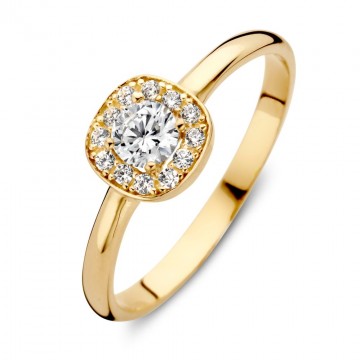 Ring geelgoud zirkonia 31281 nl g
