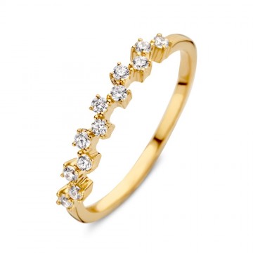 Ring geelgoud zirkonia 31530 nl g