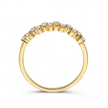 Ring geelgoud zirkonia 31531 nl g