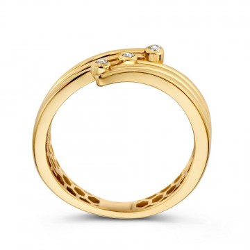 Ring geelgoud zirkonia 31543 nl g