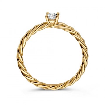 Ring geelgoud zirkonia 31547 nl g