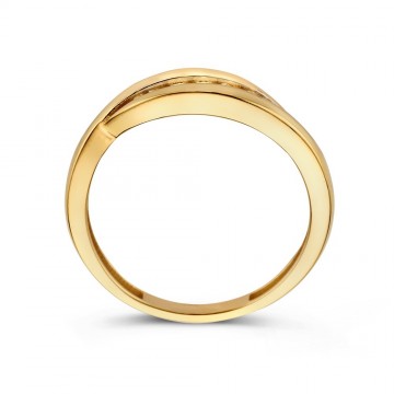 Ring geelgoud zirkonia 31555 nl g