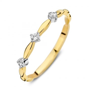 Ring geelgoud zirkonia 31751 nl g