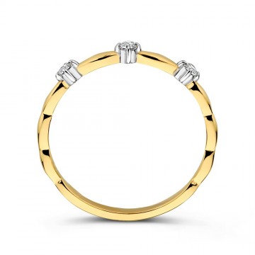 Ring geelgoud zirkonia 31752 nl g