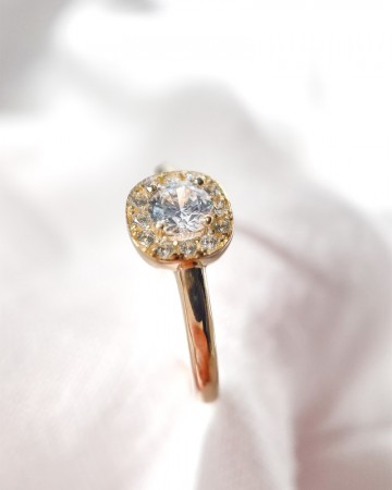 Ring geelgoud zirkonia 32186 nl g