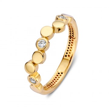 Ring geelgoud zirkonia 32458 nl g