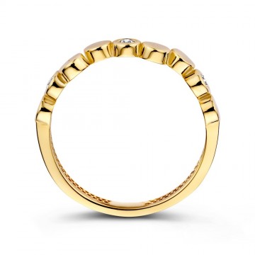 Ring geelgoud zirkonia 32459 nl g